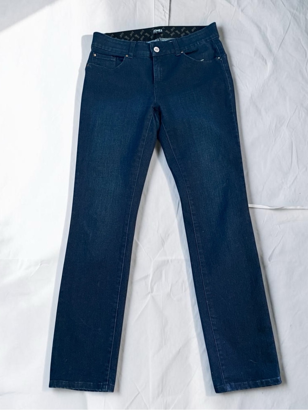 Jones New York Dark Indigo Straight-Leg Women’s Jeans